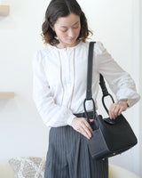 本革 2wayミニトートバッグ