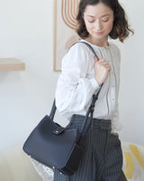 本革 2wayミニトートバッグ