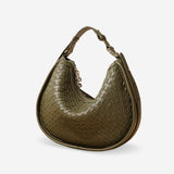 イントレチャート ハーフムーンショルダーバッグ