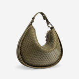 イントレチャート ハーフムーンショルダーバッグ