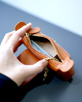 本革キーチェーンポーチ