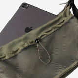 メッシュ切り替えミニショルダーバッグ