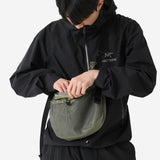 メッシュ切り替えミニショルダーバッグ