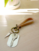 レザーキーホルダー