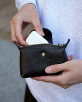 本革キーチェーンポーチ