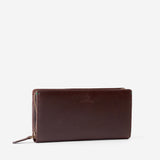 キメの細かい上質なイタリアンレザー(本革)を使用した長財布