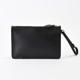 イタリアンレザーを使用したメンズ向け本革クラッチバッグ