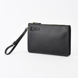 イタリアンレザーを使用したメンズ向け本革クラッチバッグ