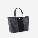GOLDMENの本革×スエードトートバッグ