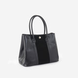 GOLDMENの本革×スエードトートバッグ