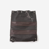 機能性抜群の巾着タイプ本革ナップサック