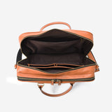 短期の出張に使えるGOLDMENの本革ボストンバッグ