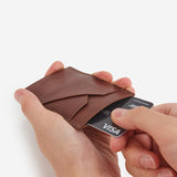 上質な革のみ使用したイタリアンレザーのカード&コインケース