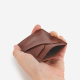 上質な革のみ使用したイタリアンレザーのカード&コインケース