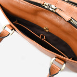 短期の出張に使えるGOLDMENの本革ボストンバッグ