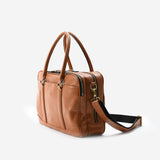 短期の出張に使えるGOLDMENの本革ボストンバッグ