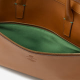 13インチPCや折り畳み傘も収納できるビジネス向け本革ブリーフケース