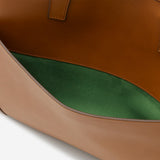 13インチPCや折り畳み傘も収納できるビジネス向け本革ブリーフケース