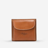 二つ折りタイプでコンパクトに携帯できる本革メンズ向け財布