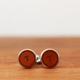 レザーカフス 文字刻印