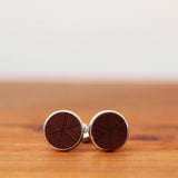 レザーカフス 幾何学模様