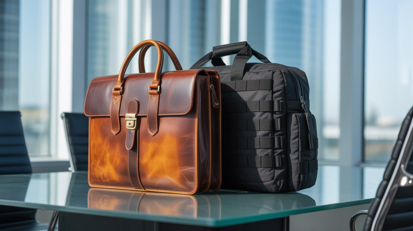 どちらが長持ち？コーデュラとレザーのメンズビジネスバッグ比較