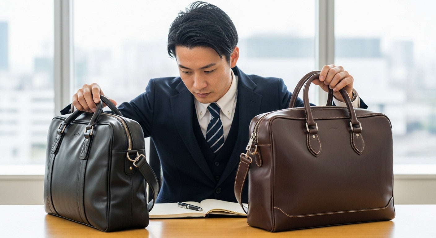 ビジネスバッグは安いとダメ？品質の見分け方