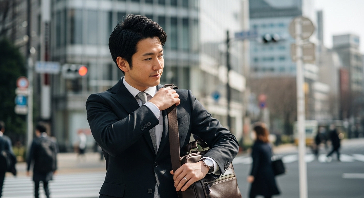 ビジネスバッグの肩掛けは便利？選ぶポイント