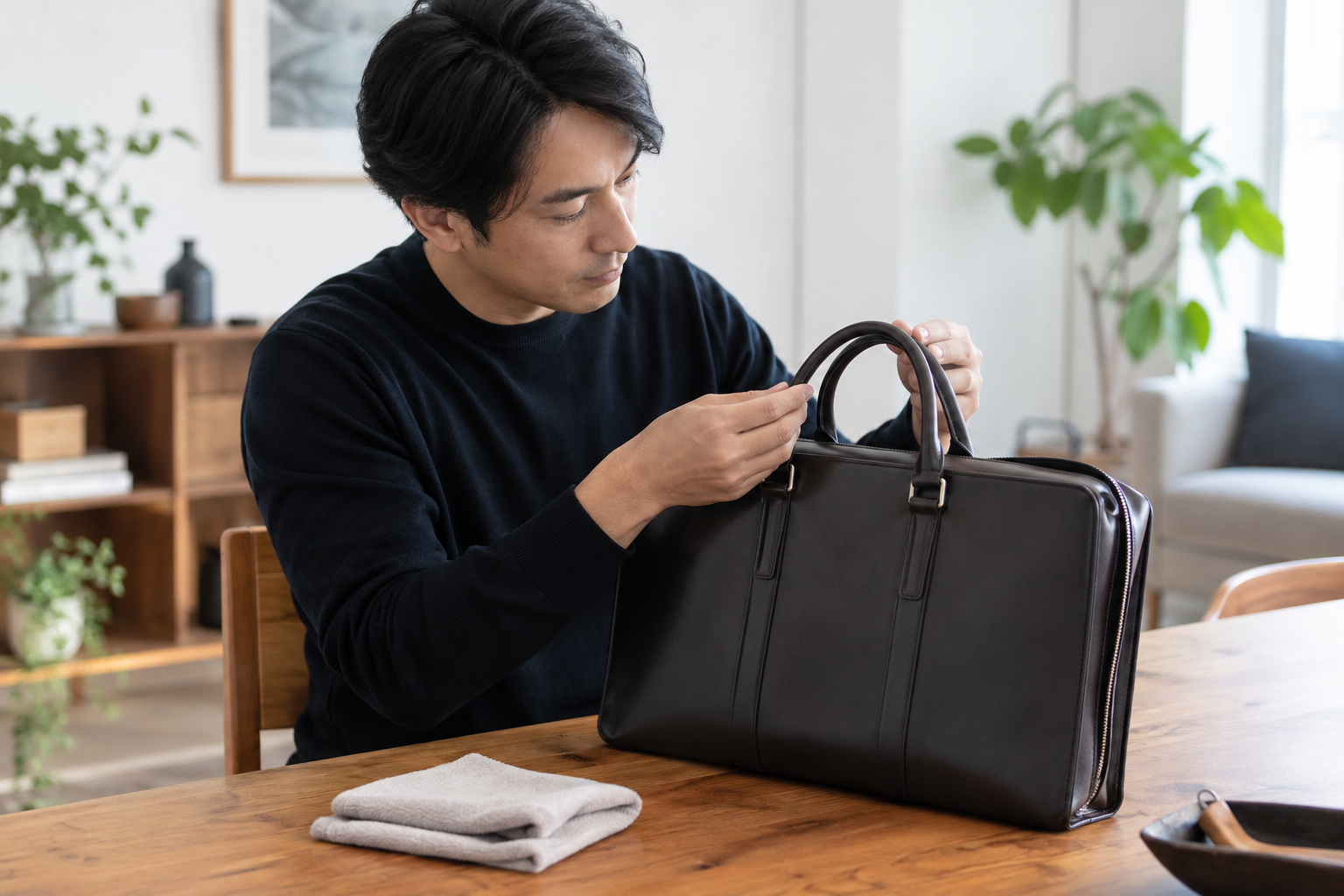 休暇中にビジネスバッグを手入れするには？点検と整理の進め方を解説