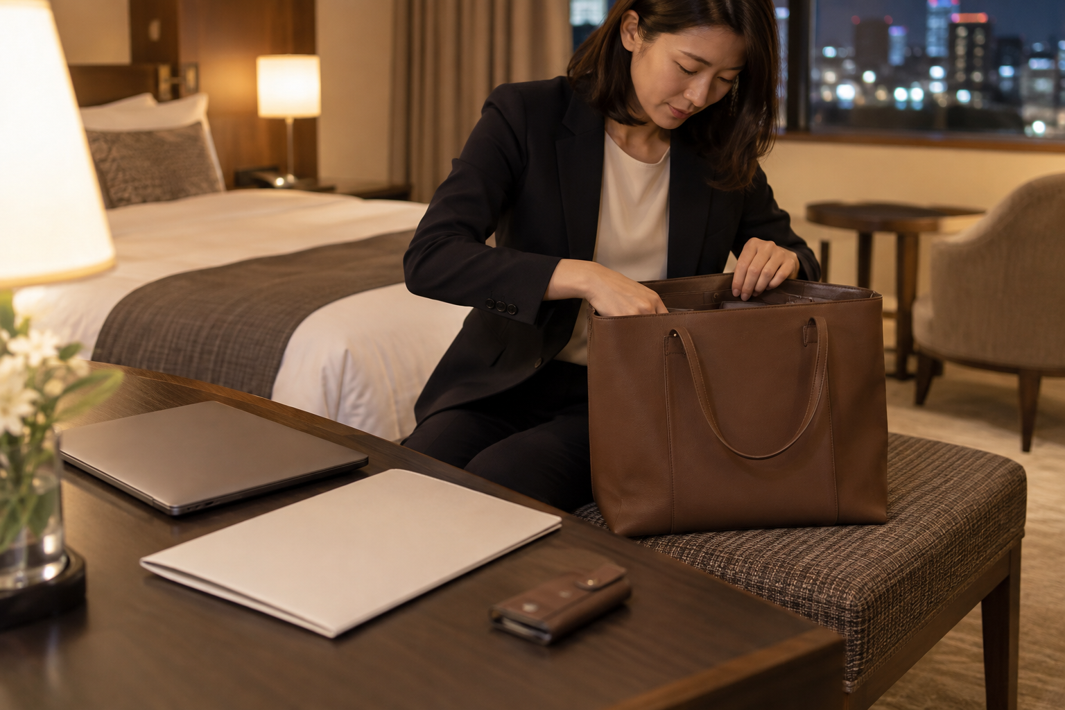 出張バッグをホテルでどう整える？翌朝の支度を進めやすくする収納習慣