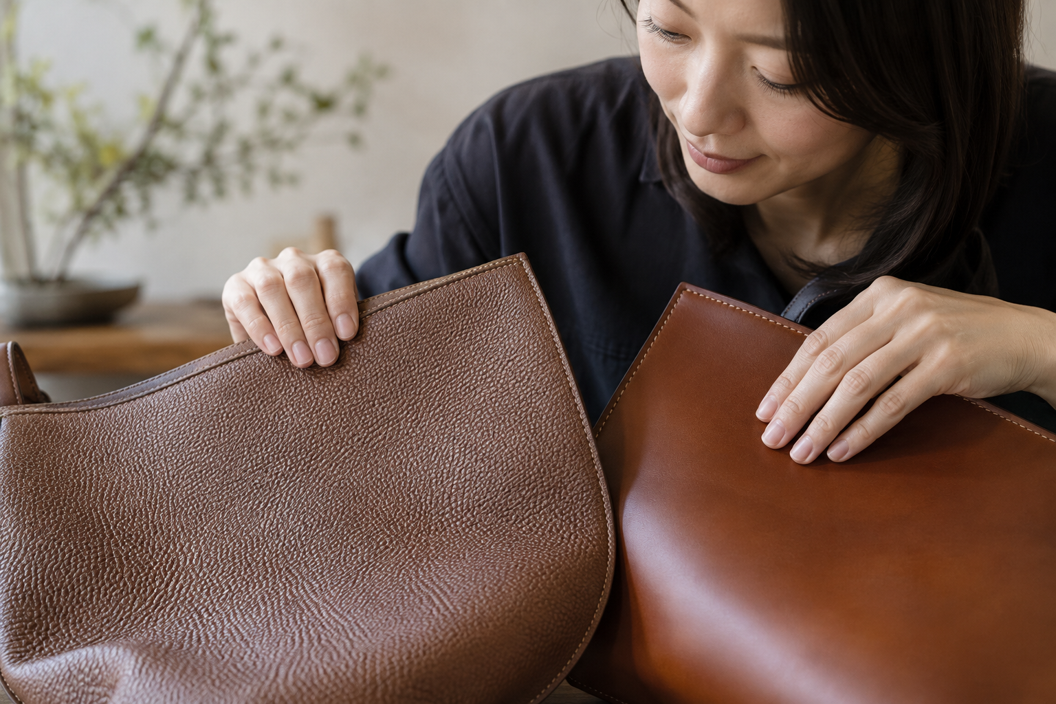 革バッグのシボと仕上げは何が違う？型押しやスムースを理解する選び方