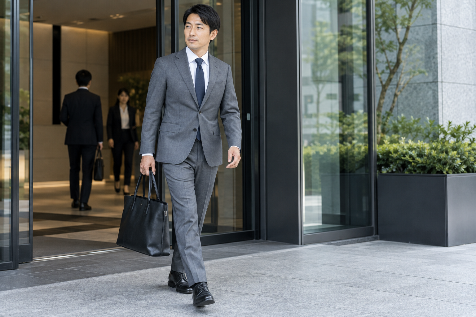 スーツに合う本革ビジネストートはどう選ぶ？仕事の場面から考える方法
