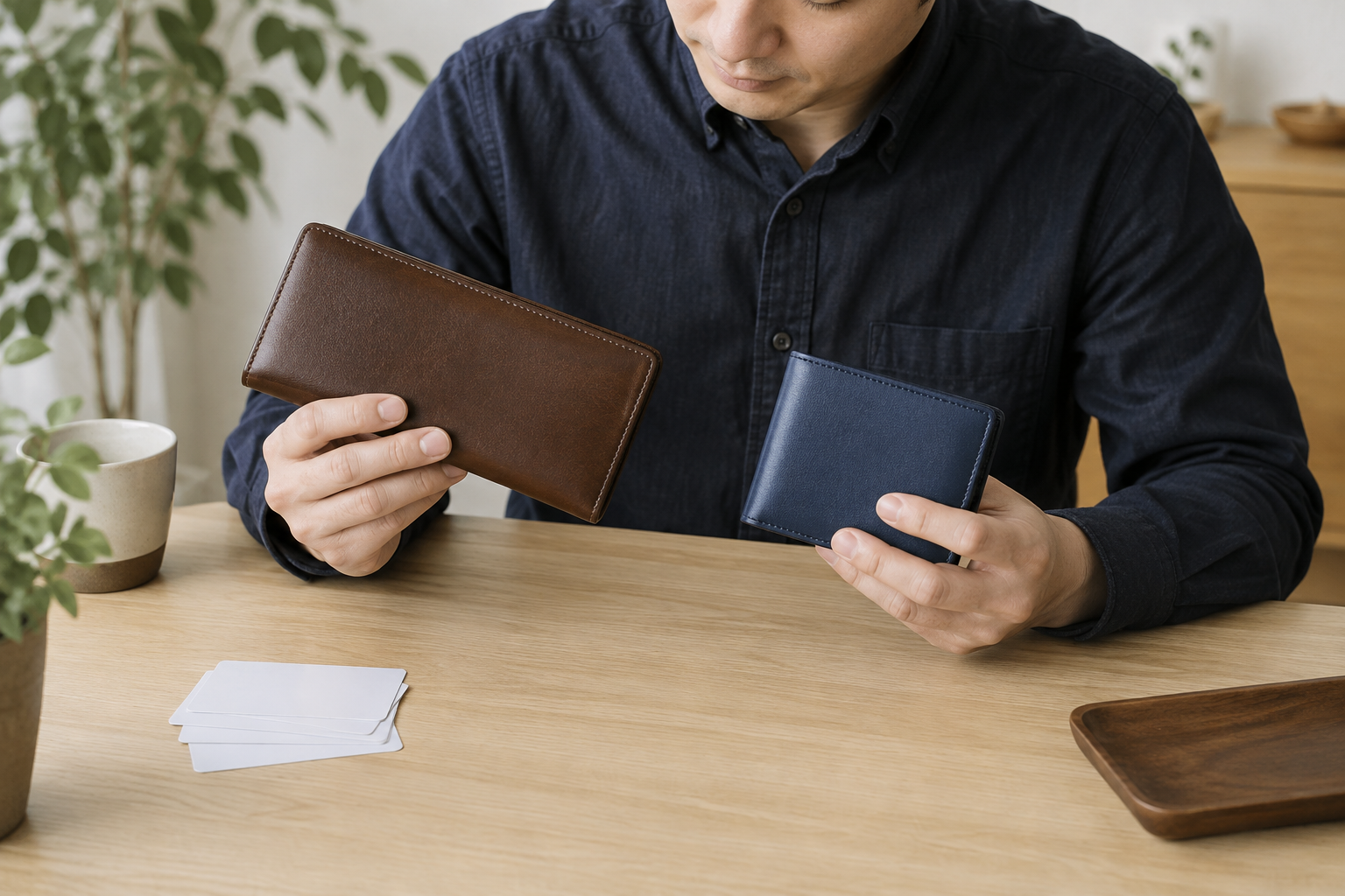 財布を小さくしたいときは何を整理する？カードと現金の残し方を解説