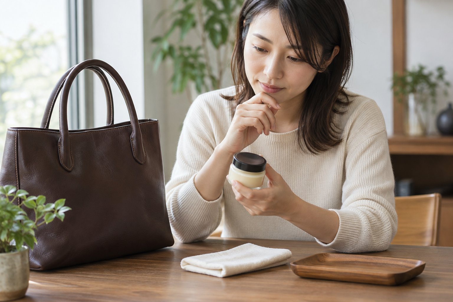 革バッグへクリームを塗る前に何を見る？素材と状態に合うお手入れの判断方法