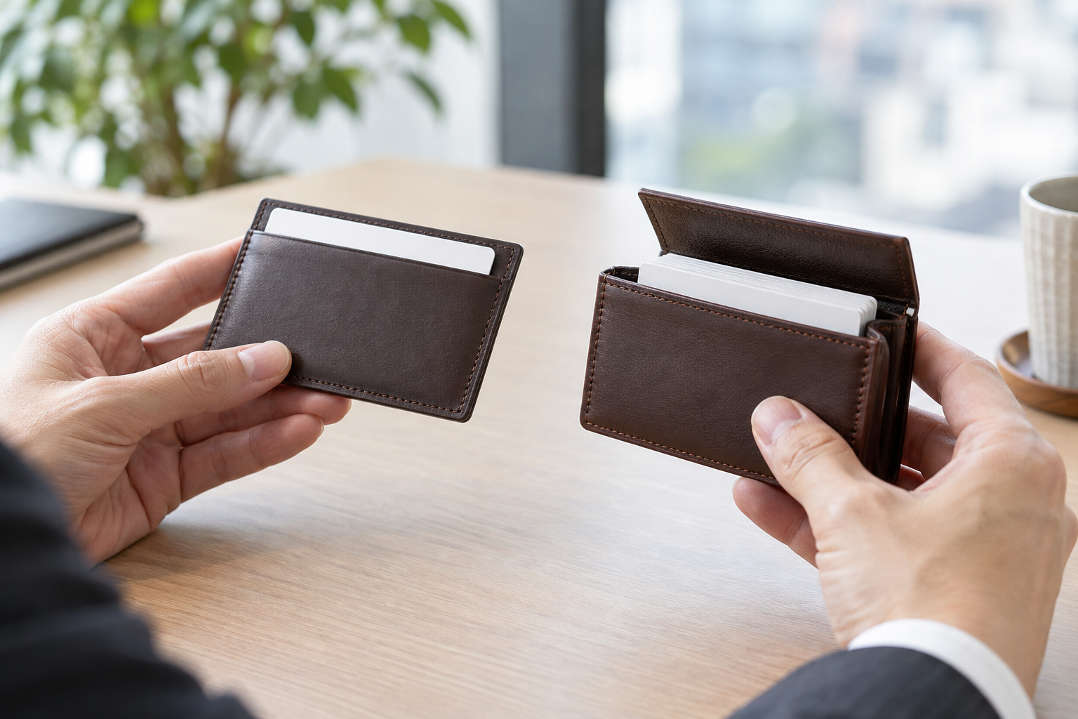 名刺入れの厚みはどう選ぶ？必要枚数と取り出しやすさを比べる方法