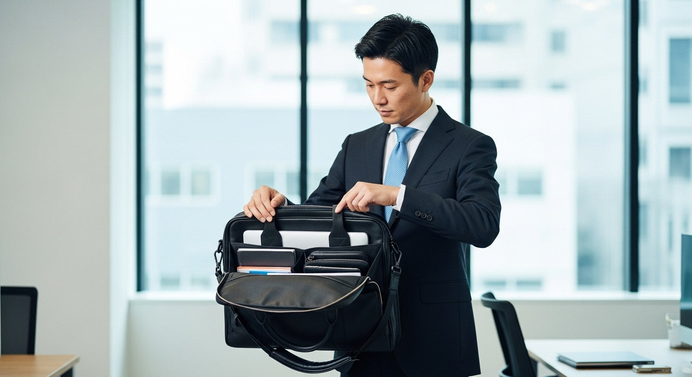 ビジネスバッグは収納重視が正解？失敗しない考え方