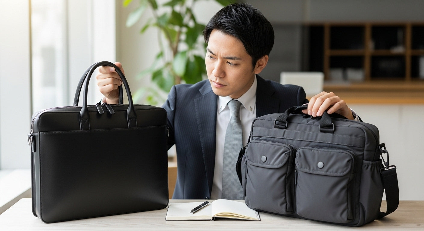 ビジネスバッグは見た目と機能どっち重視？選び方