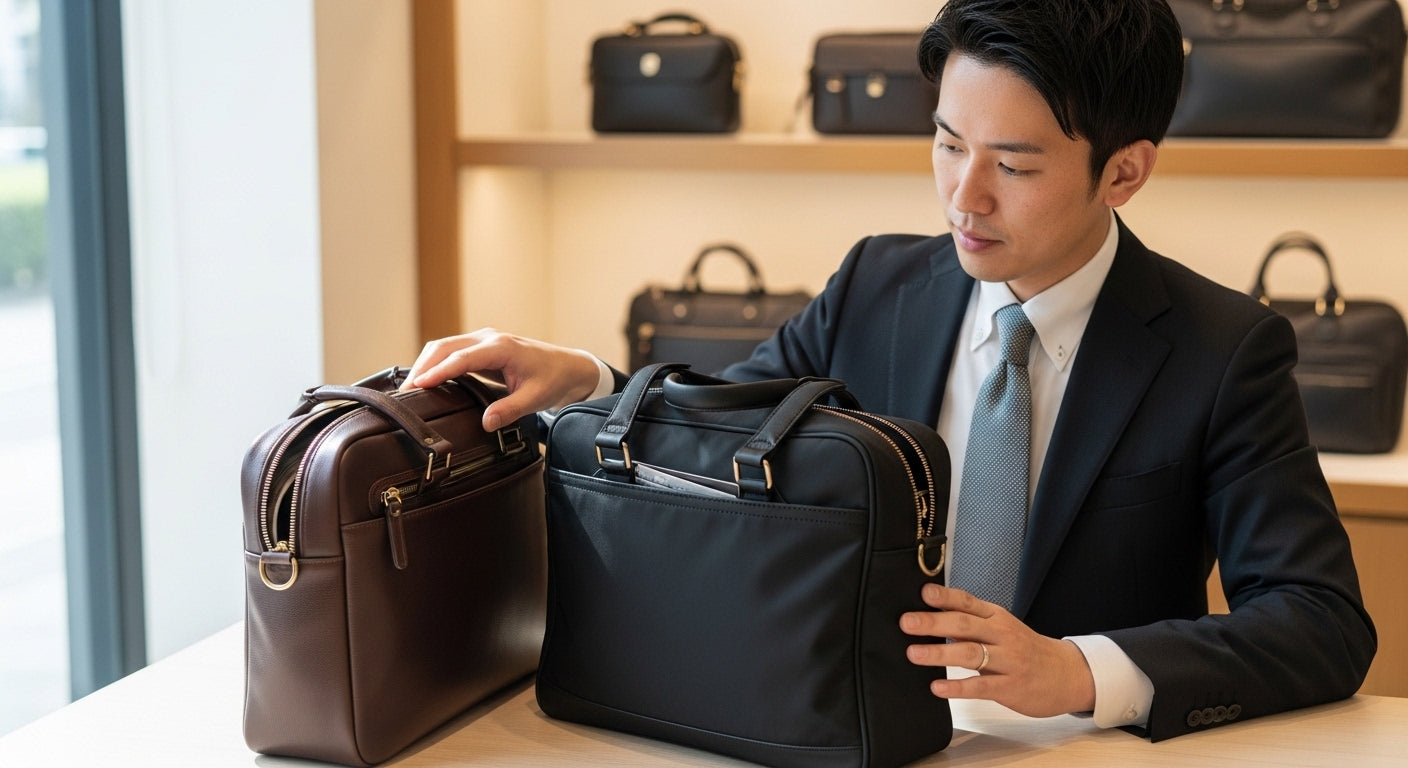 ビジネスバッグの素材はどれが最適？用途別の選び方