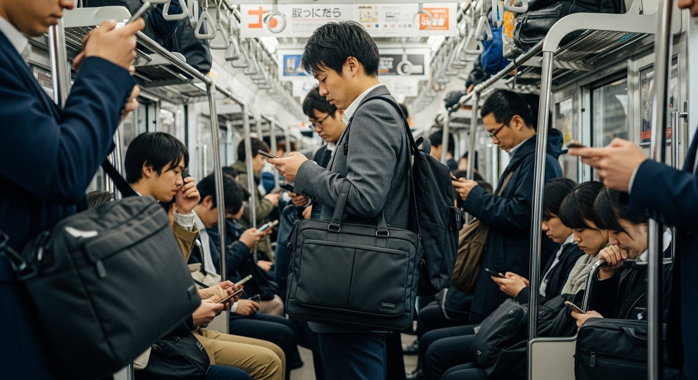 満員電車でも使いやすいビジネスバッグの条件とは？