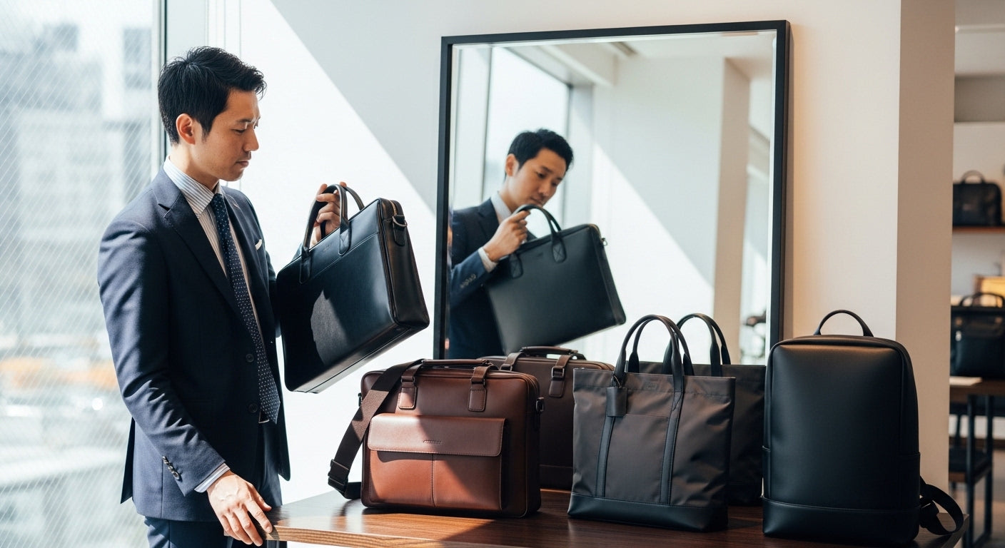 ビジネスバッグのデザインは重要？印象の違いとは