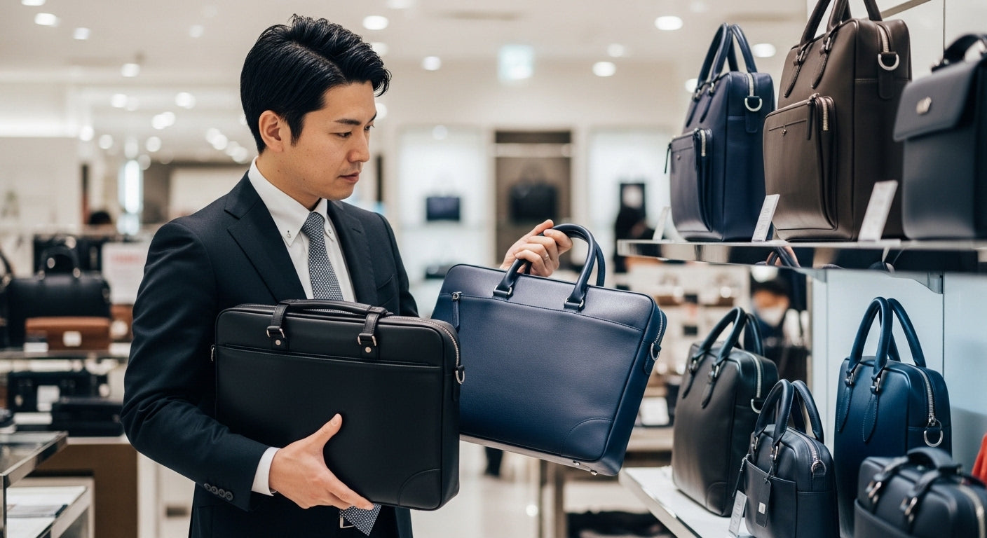 ビジネスバッグの色選びで迷う？失敗しない選択