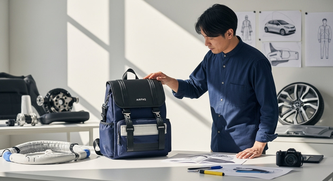 TRANSICが紹介するAIRPAQのユニークな素材に注目：廃棄自動車が織りなすサステナブルなモノづくりの未来