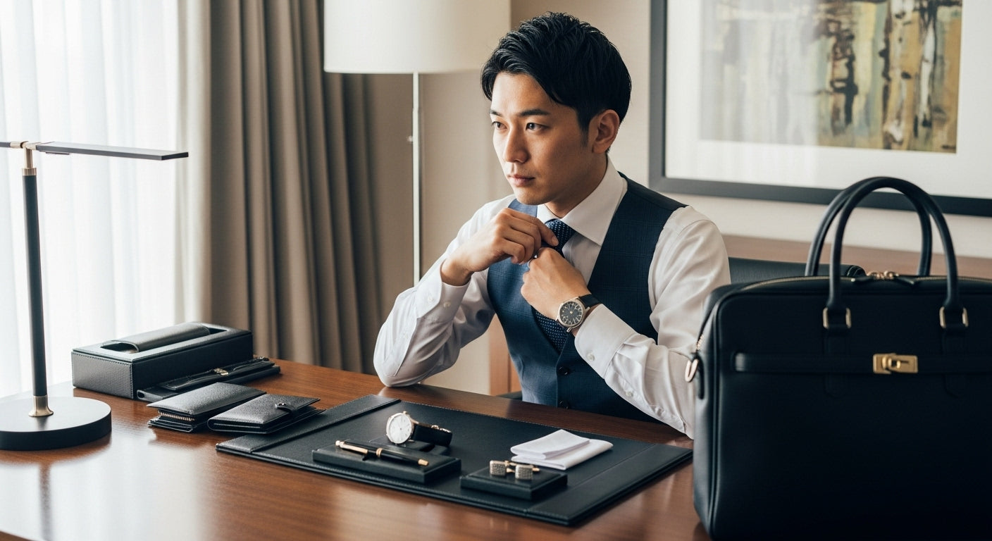 TRANSICが提案する大人の男性向けビジネスシーンで差をつける小物術