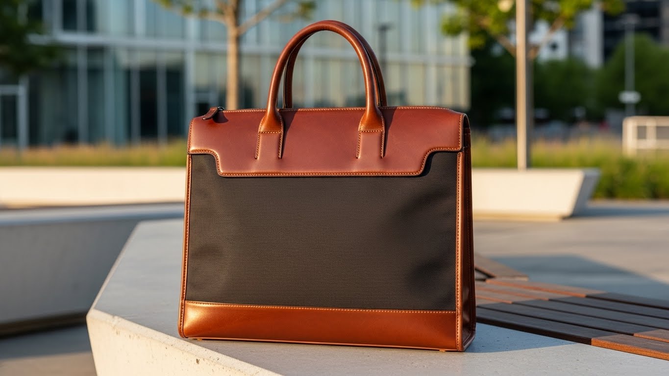 TRANSICのレザー×ナイロンコンビバッグの魅力