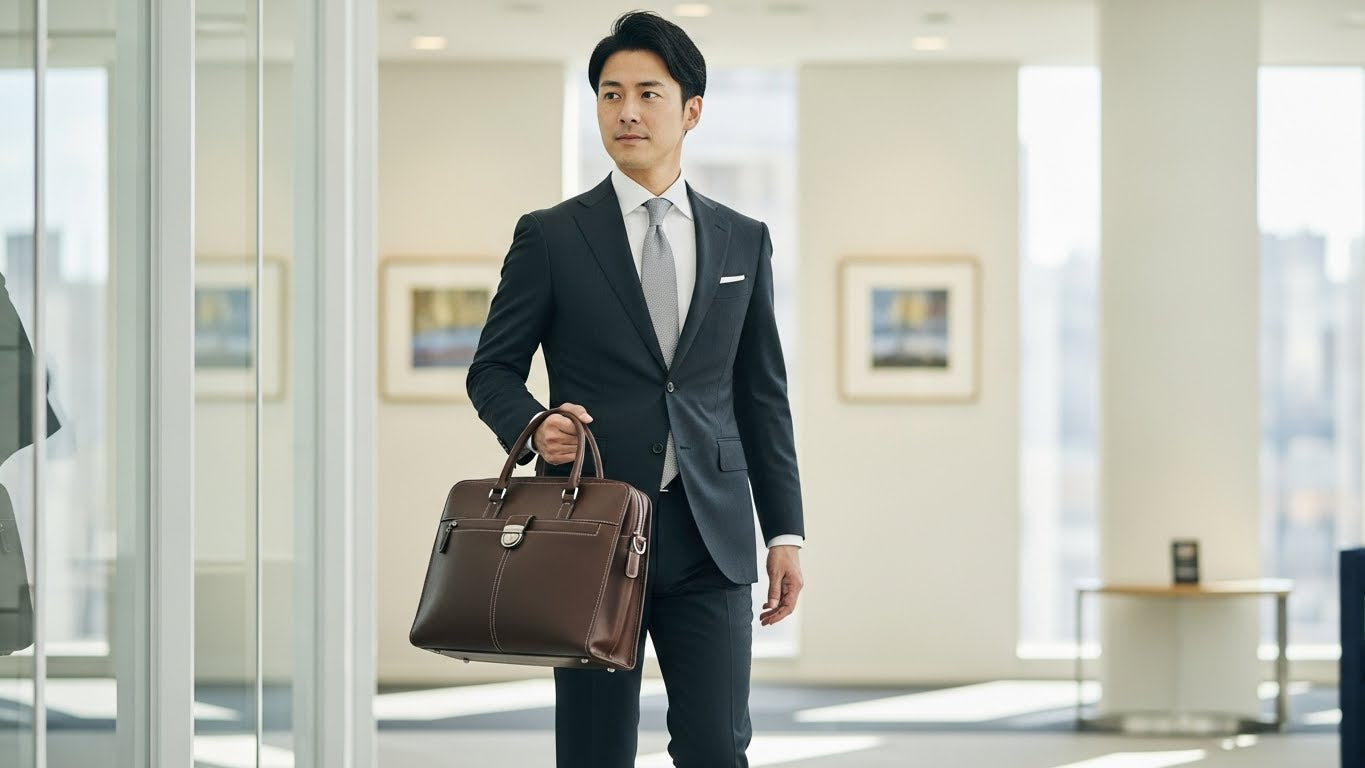 TRANSICのビジネスバッグで「きちんと見え」と「機能性」を両立