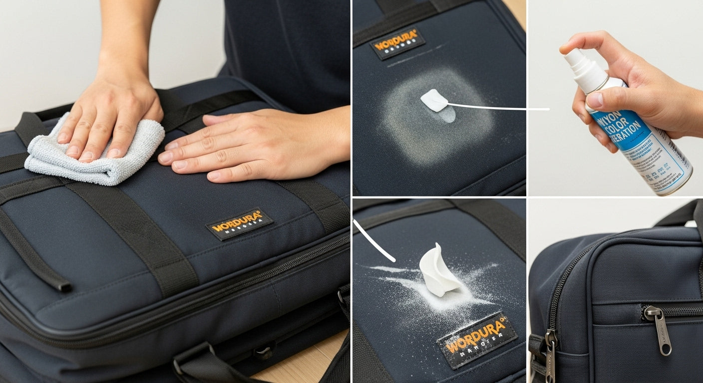 コーデュラ素材メンズビジネスバッグが色落ちしたときの応急対応｜管理方法と対処法