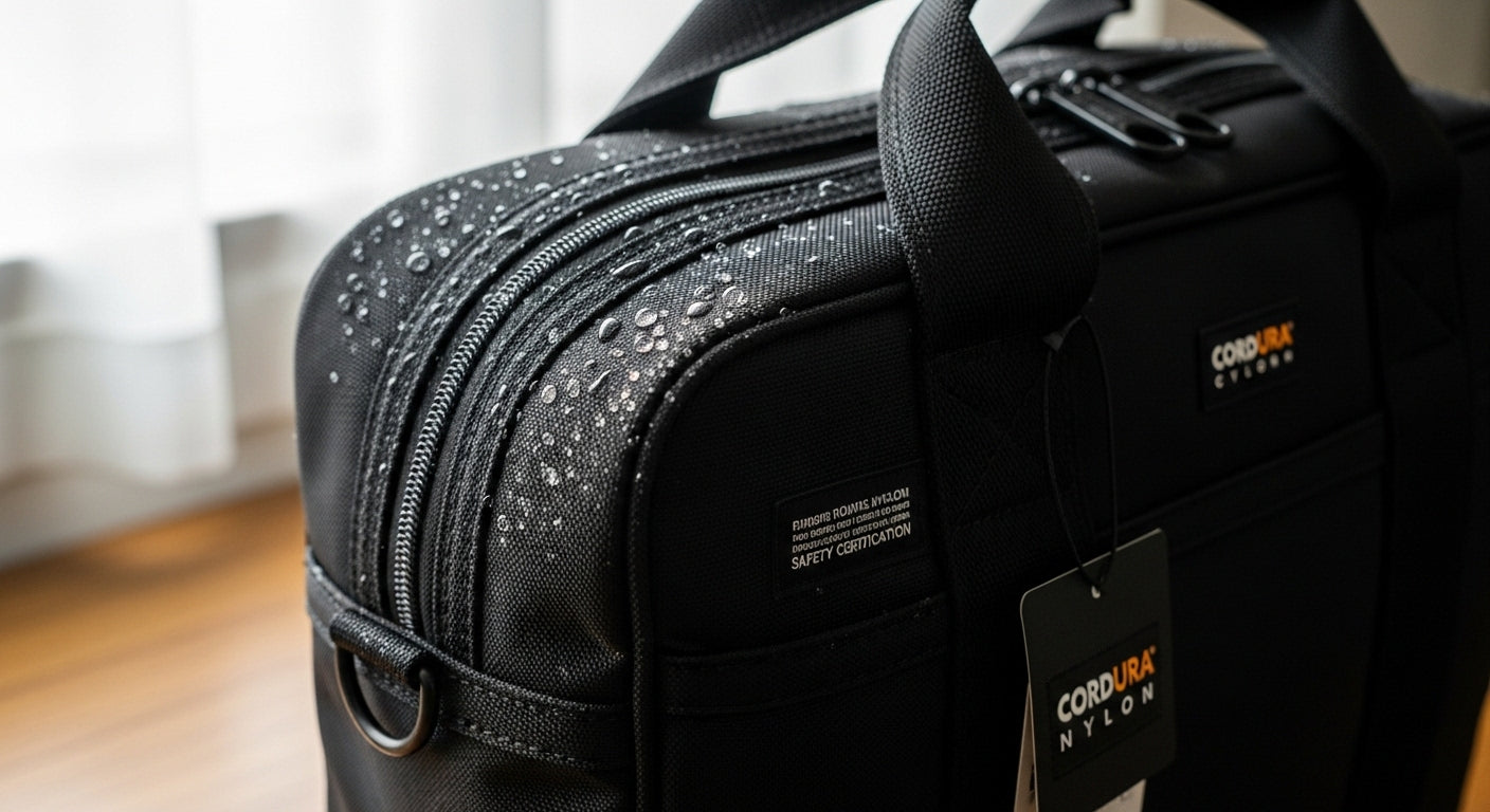 コーデュラ製メンズビジネスバッグの安全性｜強度・防水・有害物質の観点から解説