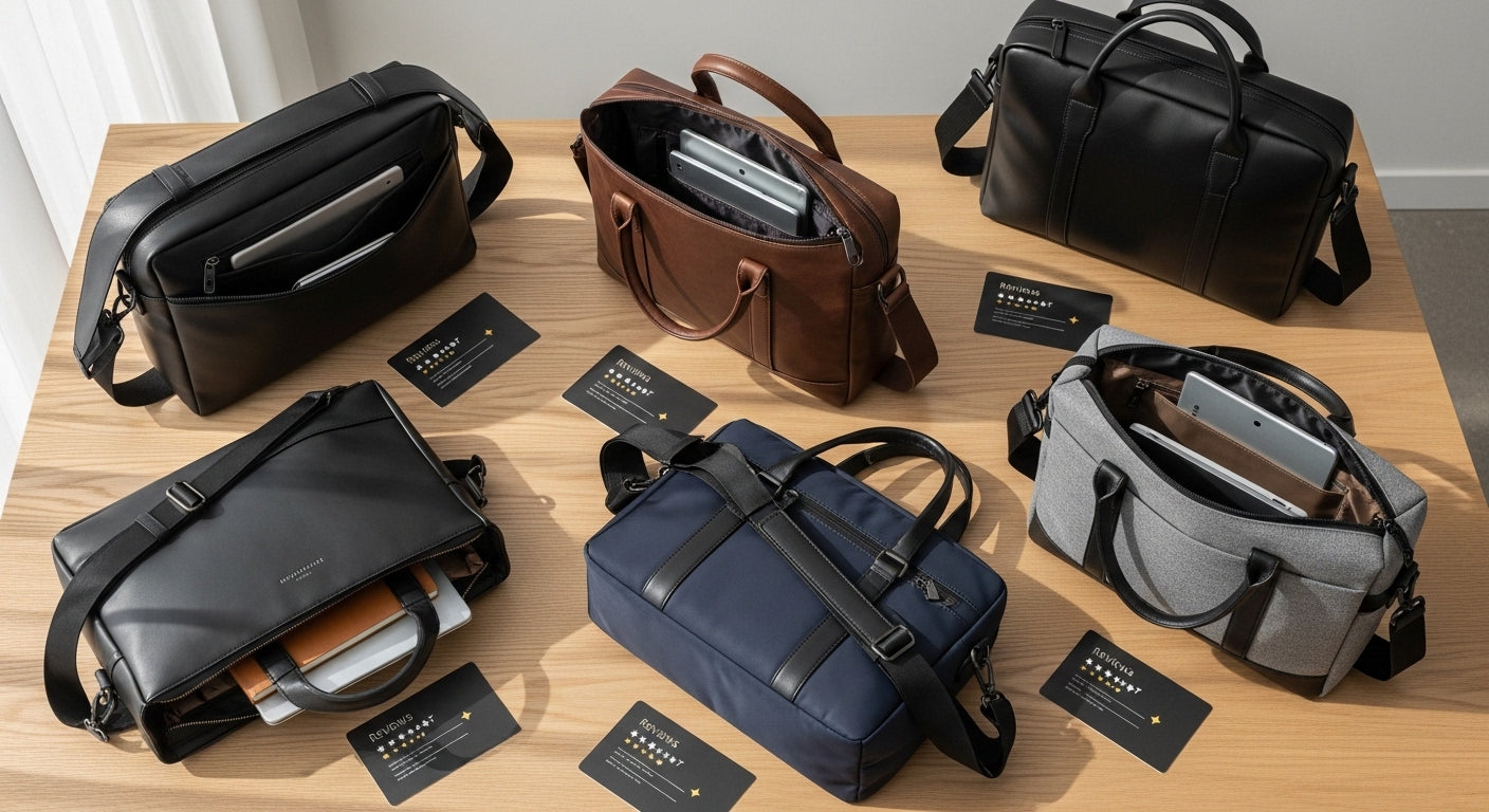 肩掛けおしゃれメンズビジネスバッグ口コミと評判まとめ