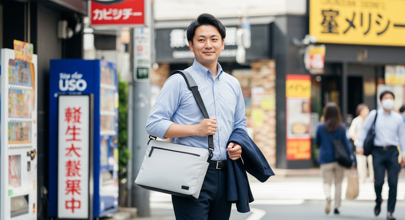 肩こり対策になる軽量メンズビジネスバッグ口コミレビュー