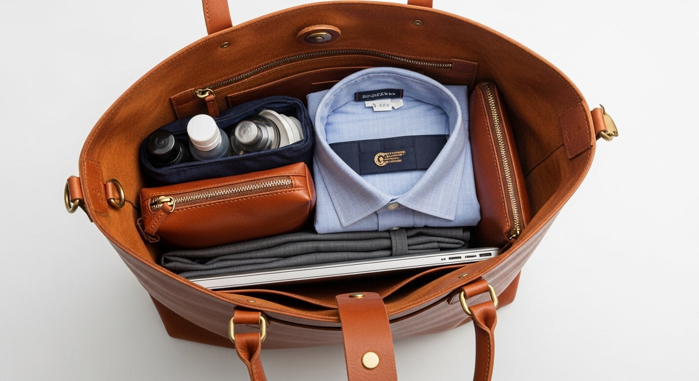 2泊出張にちょうどいいメンズビジネスバッグの容量と選び方